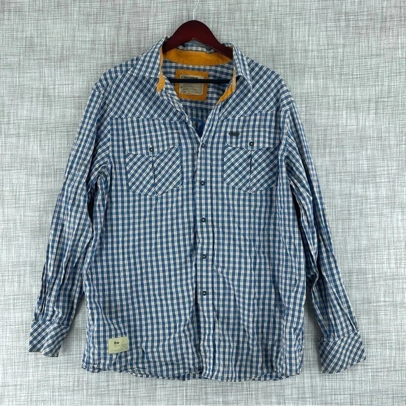 Rocawear Shirt Button Down Long Sleeve Mens Size XL embroidered 0405 - Picture 1 of 9